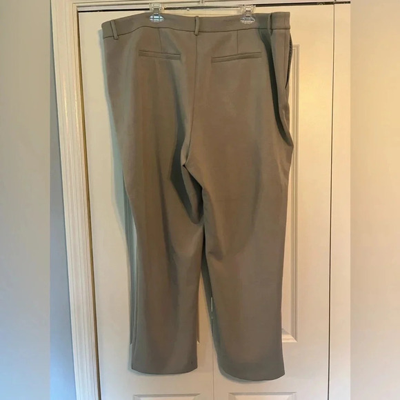 Avec Les Filles NWT Trousers. Size XXL. Anthropologie. Light green/green gray. - Picture 7 of 8